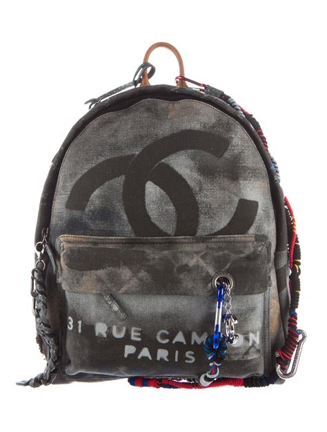 sac a dos graffiti chanel|Chanel graffiti backpack.